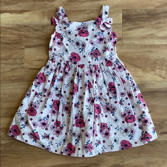 Anko pink woven girl’s bow dress - Picture 3 of 8